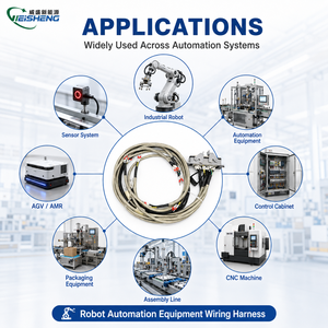 Câble blindé pour machines d'automatisation industrielle robotique sur mesure, faisceau de câblage avec connecteur robuste, OEM - Product Image 3
