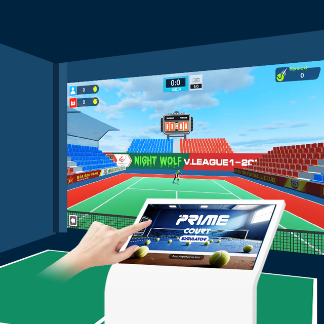 Interactive Tennis Padel Wall Indoor Simulator Digital Sports and Entertainment Equipment Tennis Interactive Games Supplier