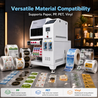 Machine d'impression numérique d'étiquettes haute vitesse 4 couleurs pour films PE, PET, PP – Imprimante CMYK 4 couleurs rouleau à rouleau
