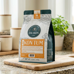 DALAKON Vietnam Italian Premium <b>Roasted</b> Whole Honey Coffee Bean Mellow Robusta Espresso Blend Caramel Note Latte <b>Bag</b> - Product Image 1
