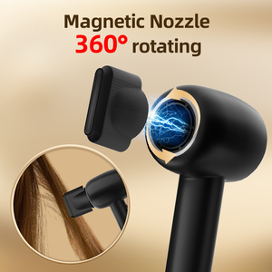 Sèche-cheveux ionique négatif 1600W à moteur BLDC sans balais haute vitesse avec 3 niveaux de vitesse, séchoir à main pour cheveux – Grande Vente - Product Image 3