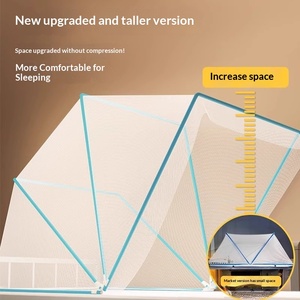 学生寮折りたたみ式蚊帳2024新発売家庭用シングルベッド設置不要子供用ベッド - Product Image 4