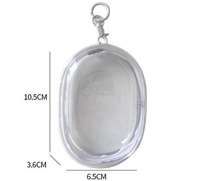 Mini sac de rangement transparent en PVC pour figurines de boîtes mystères, câbles de données d'écouteurs, organisateur de porte-clés, breloques et cadeaux