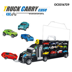 Brinquedo de caminhão de carga preço razoável, atacado com 12pcs mini carro, modelo, brinquedos, avião - Product Image 2