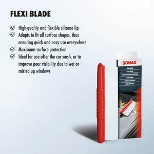 Herramienta de eliminación de agua con cuchilla flexible, 1 pieza, segura y flexible para secar automóviles y eliminar el agua - Product Image 2