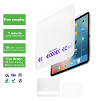 Protection d'écran antichoc, antireflet et anti-éblouissement 10,9/12,9 pouces pour iPad Air 2026 avec kit d'installation facile et plateau de pose