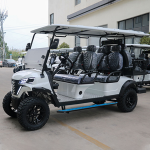 Robetaa 6人座电动/燃气60V高尔夫球车带尾部球童站立位出售 - Product Image 1