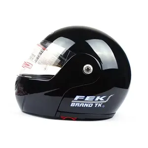 Casque de course intégral à bas prix casque de moto à bascule pour adulte