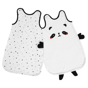 Sommeil en <span class=keywords><strong>mousseline</strong></span> 100% <span class=keywords><strong>coton</strong></span> biologique, sac <span class=keywords><strong>de</strong></span> couchage pour bébé en tissu imprimé Panda et garçon, fermeture éclair, personnalisé, Odm, 3D, offre spéciale - Product Image 3