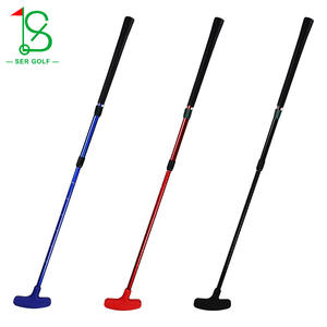 ไม้พัตเตอร์แบบปรับได้ Ser Golf ทำจากอลูมิเนียมอัลลอยสีแดง สำหรับฝึกซ้อมพัตต์ เหมาะสำหรับผู้ใหญ่และเด็ก พร้อมด้ามจับยาง - Product Image 3