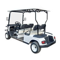 Voiture de golf électrique 4 places pour adultes, véhicule pour terrain de golf