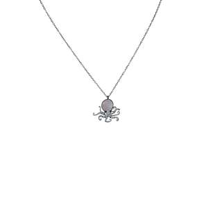Collier pendentif pieuvre en acier inoxydable 316L plaqué or PVD, breloque tendance - Product Image 1