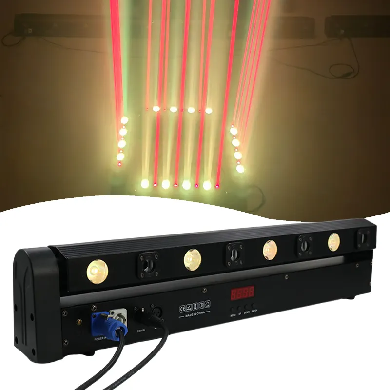 DJ Dmx 4eyes RGB Full Color Laser Moving Head Light With RGB Led 4 Eyes Disco Bar