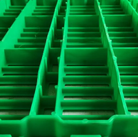 Plancher à lattes en plastique de haute qualité pour l'élevage de moutons, plancher à lattes en plastique 600*600mm pour moutons