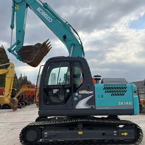 KOBELCO SK140 d'occasion, système INDr à faible bruit, Japon, 14 tonnes, excavatrice sur chenilles d'origine SK140LC SK 140 LC hydraulique pour la rénovation urbaine - Product Image 1