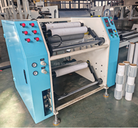 Machine de rembobinage et de découpe semi-automatique haute vitesse pour film étirable PE et film alimentaire PYM PB-500 220V/380V