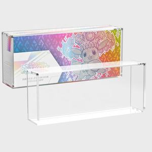 Estuche de exhibición acrílico SPC Prismatic Evolutions con cierre, acrílico de 5 mm de grosor con 6 imanes, fácil carga superior para cajas de colección - Product Image 1