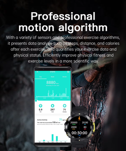 Montre intelligente <span class=keywords><strong>AK45</strong></span> pour hommes, sports de plein air, appels BT, batterie de grande capacité 400 mAh, écran de 1,32 pouce, étanche IP67, tracker de forme physique, montre intelligente - Product Image 5