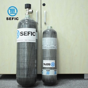 With CE Certificate 6.8L Scba Breathing Apparatus Carbon Fiber Gas Cylinders Pcp Airgun Carbon Fiber Cylinder