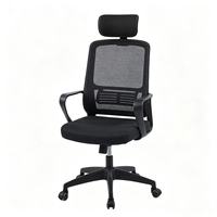 Chaise de bureau ergonomique pivotante moderne, nouvelle chaise de formation pour employés et visiteurs, en tissu, avec fonction de levage