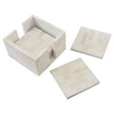 Sous-verre à incrustation d'os, imprimé personnalisé, de luxe, thé, bière, café, tasse, sous-verre avec support, vente en gros - Product Image 6