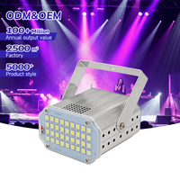 Projecteur stroboscopique LED 10W léger autopropulsé en aluminium/PVC pour soirées, DJ, KTV, bars et scènes - Vente en gros