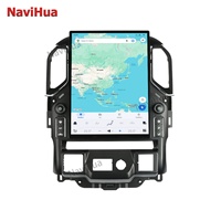 NaviHua - Unidad Principal Estéreo para Automóvil con Pantalla Vertical Estilo Tesla, Android 13, Carplay, Nueva para GMC Sierra Chevrolet Silverado 2019 2020 2021