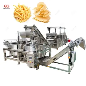 GELGOOG Machine à pommes de terre frites de haute qualité 500 Équipement pour la production de frites ligne de production de frites surgelées