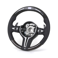 Volant sport Alcantara avec base en bois et écran LED pour BMW F06 F10 F11 F22 F30 F32 F36 X5 F15 E70 X6 E71 E90 F80 M3 F82 M4