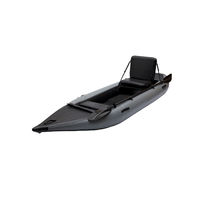 Kayak gonflable de pêche OEM d'usine, meilleur prix, avec pompe, pagaie et siège gonflable