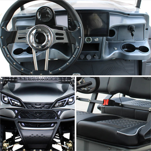 <span class=keywords><strong>Carrito</strong></span> de <span class=keywords><strong>Golf</strong></span> Eléctrico Antideslizante TONGCAI con Asiento de Goma para 6 Personas, con Freno de Mano y Puerto de Carga, <span class=keywords><strong>Carrito</strong></span> de Transporte para Club de <span class=keywords><strong>Golf</strong></span> y Ocio - Product Image 5