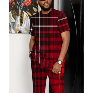 Baju celana Pria lengan pendek, baju celana kasual leher bulat lengan pendek - Product Image 4