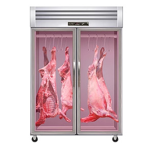 Vitrina Refrigerada Comercial para Exhibición <span class=keywords><strong>de</strong></span> <span class=keywords><strong>Carne</strong></span>, con Puerta Corredera <span class=keywords><strong>de</strong></span> Acero Inoxidable y Vidrio Templado, para <span class=keywords><strong>Carne</strong></span> <span class=keywords><strong>de</strong></span> Res y <span class=keywords><strong>Cordero</strong></span> - Product Image 2
