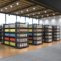 Étagères de supermarché personnalisées pour magasins de proximité