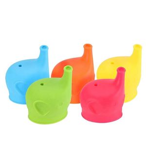 Venta Directa de Fábrica, Tazas de Silicona para Bebés con Tapas Antiderrames Libres de BPA, Lindas Tazas para Beber con Tapa - Product Image 3