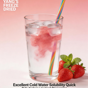 Gefreeze-droogd aardbeipoeder 100% puur, zonder toevoegingen, voedingskwaliteit, hoge anthocyanen, wateroplosbaar, bulkverpakking voor gezonde voeding en dranken - Product Image 4