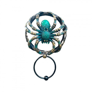 Spider Shaped Resin Door Ring <b>Decorative</b> Antique Style For Door Handle <b>Retro</b> Design Easy Installation - Product Image 5