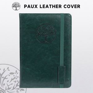 Logo Embossed Custom PU Leather Thick A5 Grid Loose-Leaf Sewing Binding Printed Travel <b>Journal</b> Elastic Closure Band Gift - Product Image 2