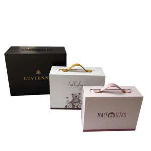 Custom Skincare Packaging Magnet Foldable Rgid Box with PU Handle for Beauty <b>Set</b> by AOPA - Product Image 3