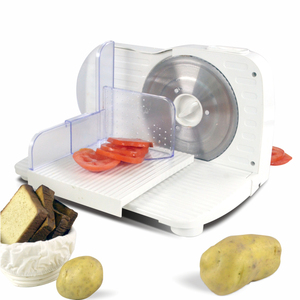 Nhà máy cung cấp thực phẩm điện Slicer cho hộ gia đình nhà hàng sử dụng 170mm lưỡi thép không gỉ có thể gập lại dropshipping có sẵn - Product Image 1