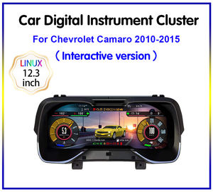 Panel de Instrumentos Digital para Coche de 12.3'' para Chevrolet Camaro 2010-2015, Velocímetro de Tablero LCD, Cabina <span class=keywords><strong>Virtual</strong></span> y Medidores Multimedia - Product Image 4