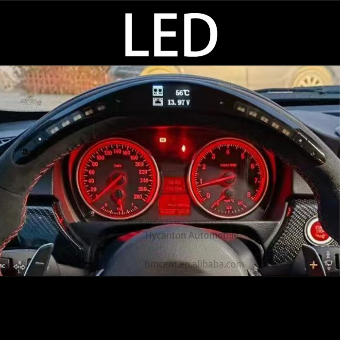 ไม่มีรู Microsuede+คาร์บอนไฟเบอร์+OHC LED