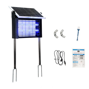 Trampa para Insectos Fluorescente Inteligente de 4500V con Energía Solar, Sensor Ecológico, Resistente al Agua, para Interiores y Exteriores, Patio y Cocina - Product Image 5