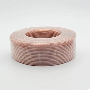 Câble de haut-parleur haut de gamme 0.5/0.75/1.0/1.5/2.0/2.5mm <span class=keywords><strong>plat</strong></span> PVC CU/CCA fil parallèle <span class=keywords><strong>Transparent</strong></span> pour son système Audio de voiture Hifi - Product Image 2