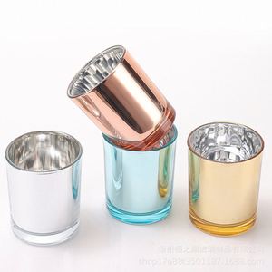 Colorful Electroplated Glossy <b>Large</b> <b>Cup</b> Indoor Living Room Decoration Holder Glass Handicrafts - Product Image 3