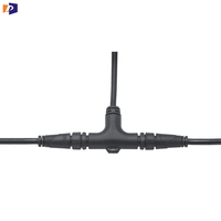 Connecteurs Électriques Étanche IP67 en PVC Type T Prix Usine, Prises Mâles et Femelles 2-4 Voies pour Éclairage LED, Courant Nominal 6A