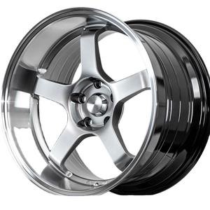 Nuovi Cerchi da Corsa YEO GT da 15-18 Pollici in Lega a <span class=keywords><strong>5</strong></span> Razze <span class=keywords><strong>4</strong></span>/<span class=keywords><strong>5</strong></span> <span class=keywords><strong>X</strong></span> 100/114.3 con Bordo Profondo e Tecnologia Flow Forming - Product Image 1