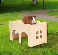 Maisonnette en bois écologique et durable pour hamsters, idéale pour les petits animaux, utilisation extérieure, vente en gros du fabricant