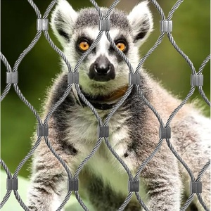 Hot-bán dễ dàng-to-cài đặt thép không gỉ dệt dây lưới <span class=keywords><strong>Zoo</strong></span> Net cho chăn nuôi chuồng Net nhà máy leo net-tùy chỉnh cắt - Product Image 3