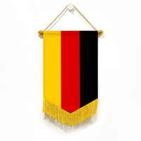 Drapeau fanion personnalisé en polyester avec logo, pour club sportif, équipe, toutes tailles, bannière suspendue avec pompon pour club, école et souvenir